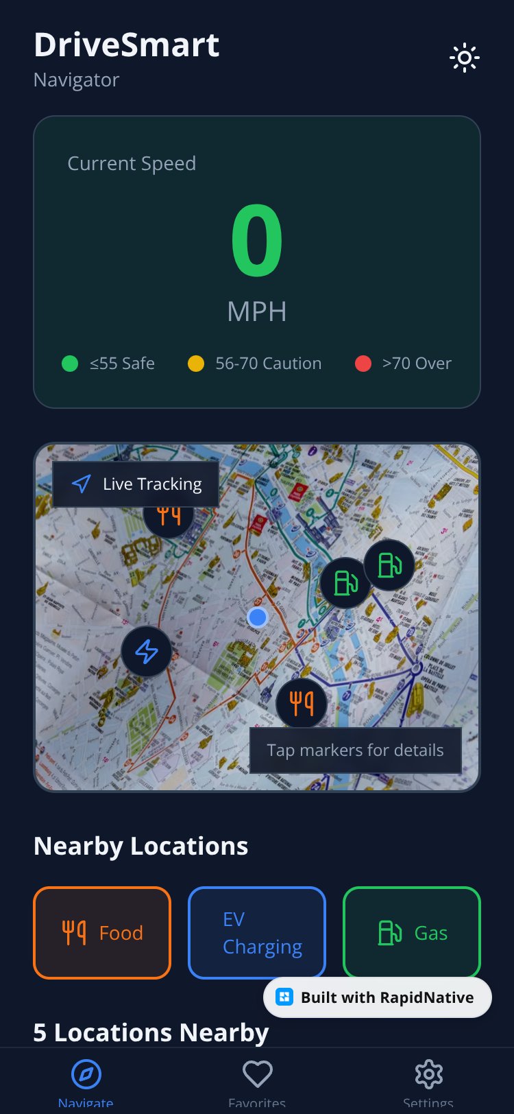 DriveSmart Navigator screen 3