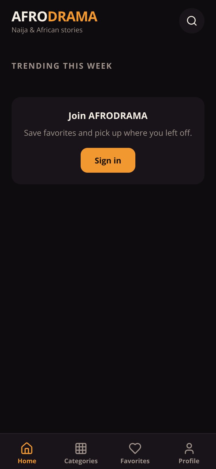 RapidNative App screen 5