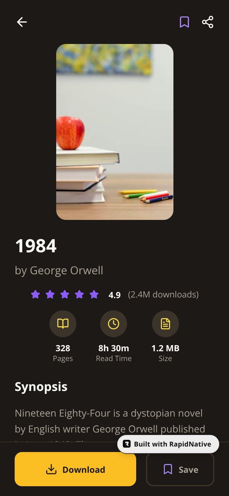 AI BookFlow screen 2