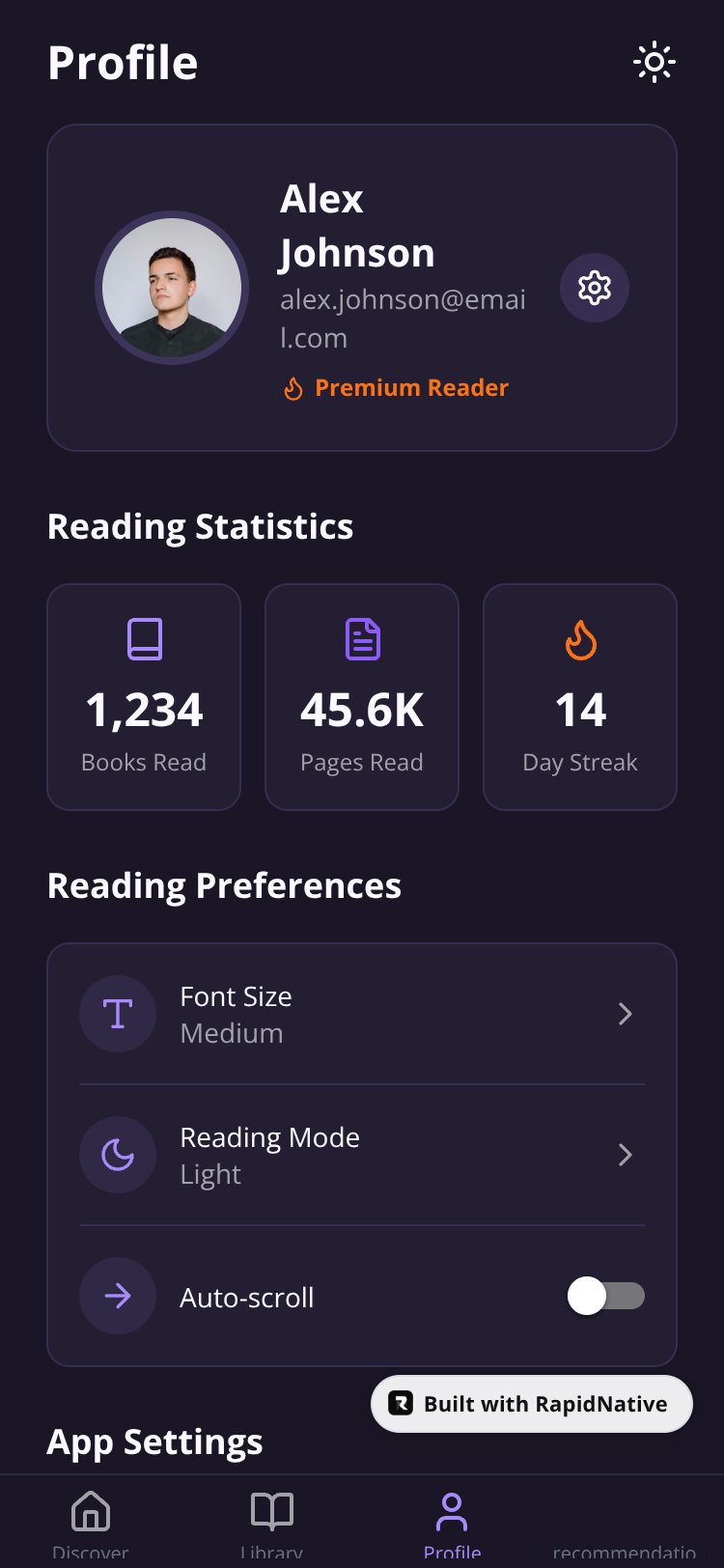 AI BookFlow screen 5