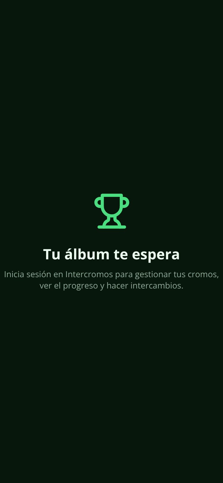 Intercromos screen 4