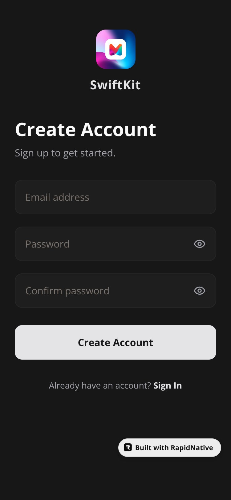 SwiftKit screen 2