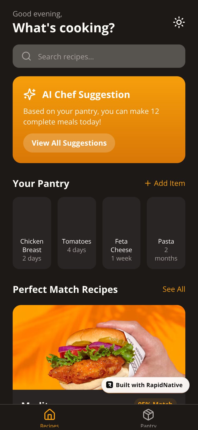 Pantry Pal screen 1