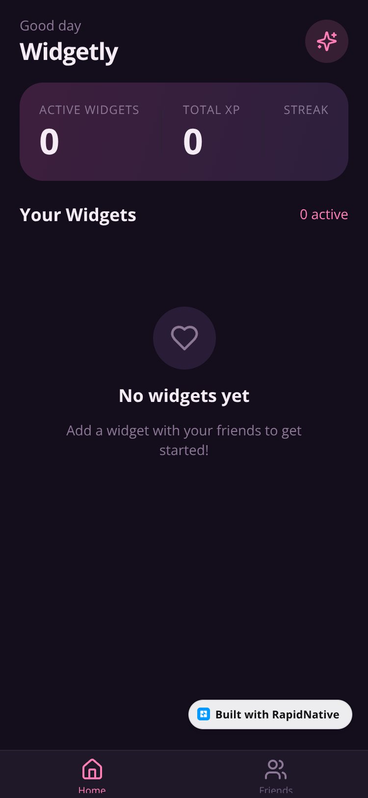 Widgetly screen 3