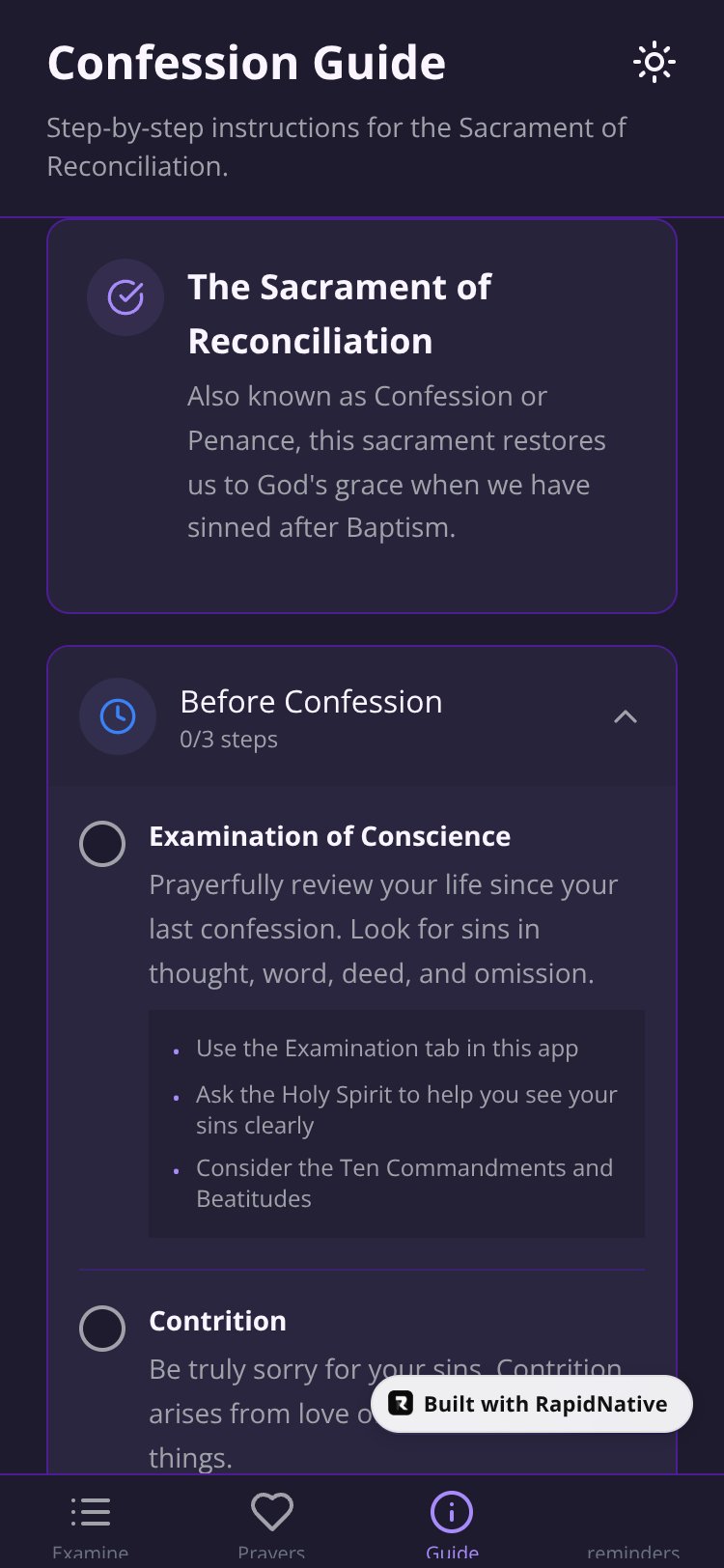 Confess Me screen 2