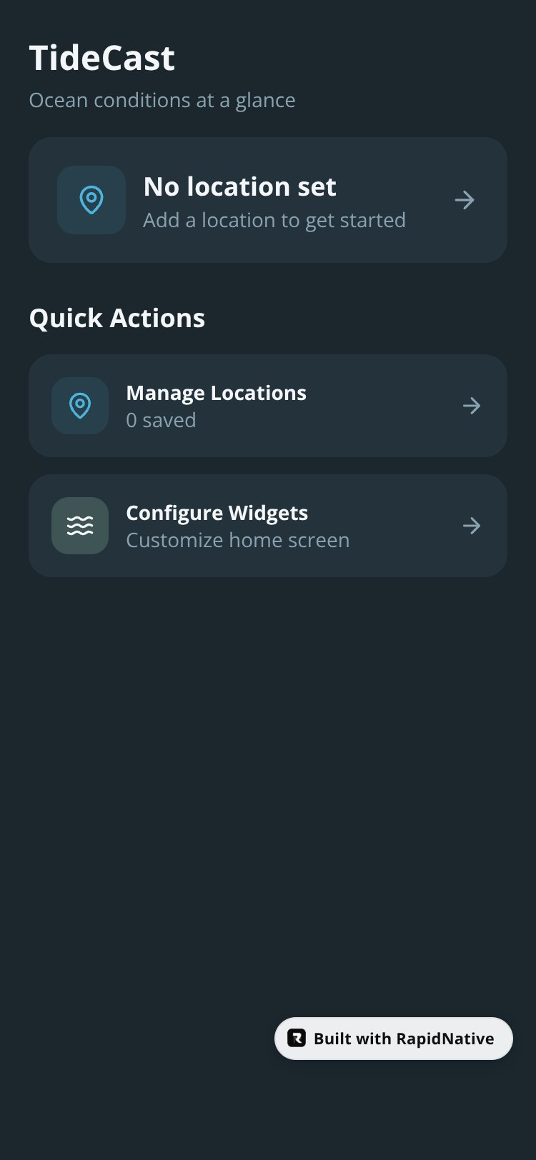 TideCast screen 4