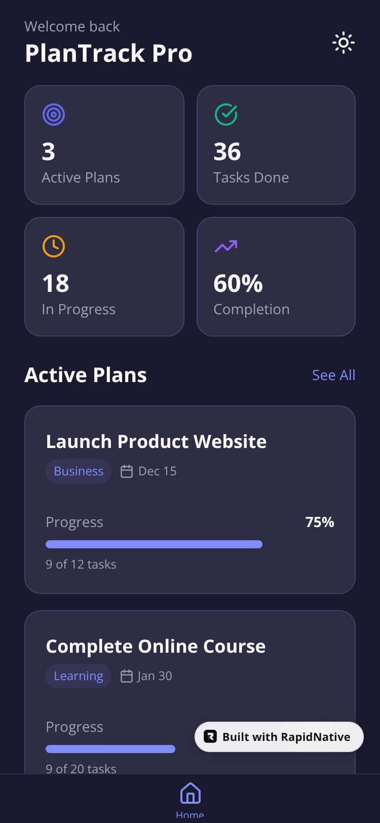 BrightBase screen 1