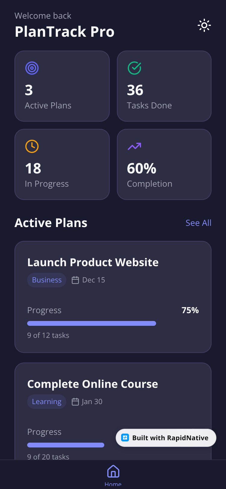 BrightBase screen 1