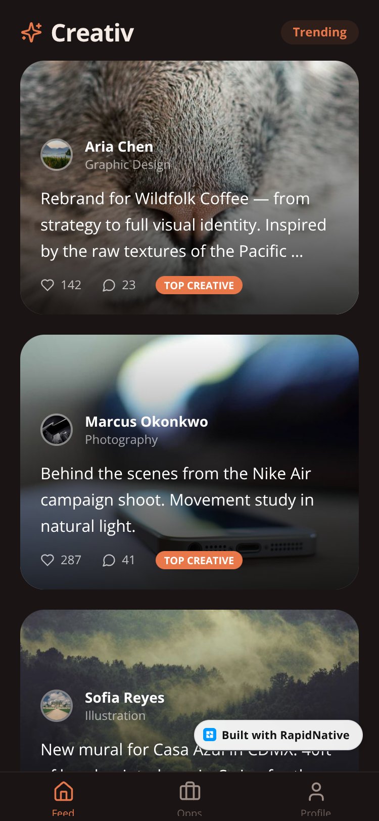 Creativ screen 1