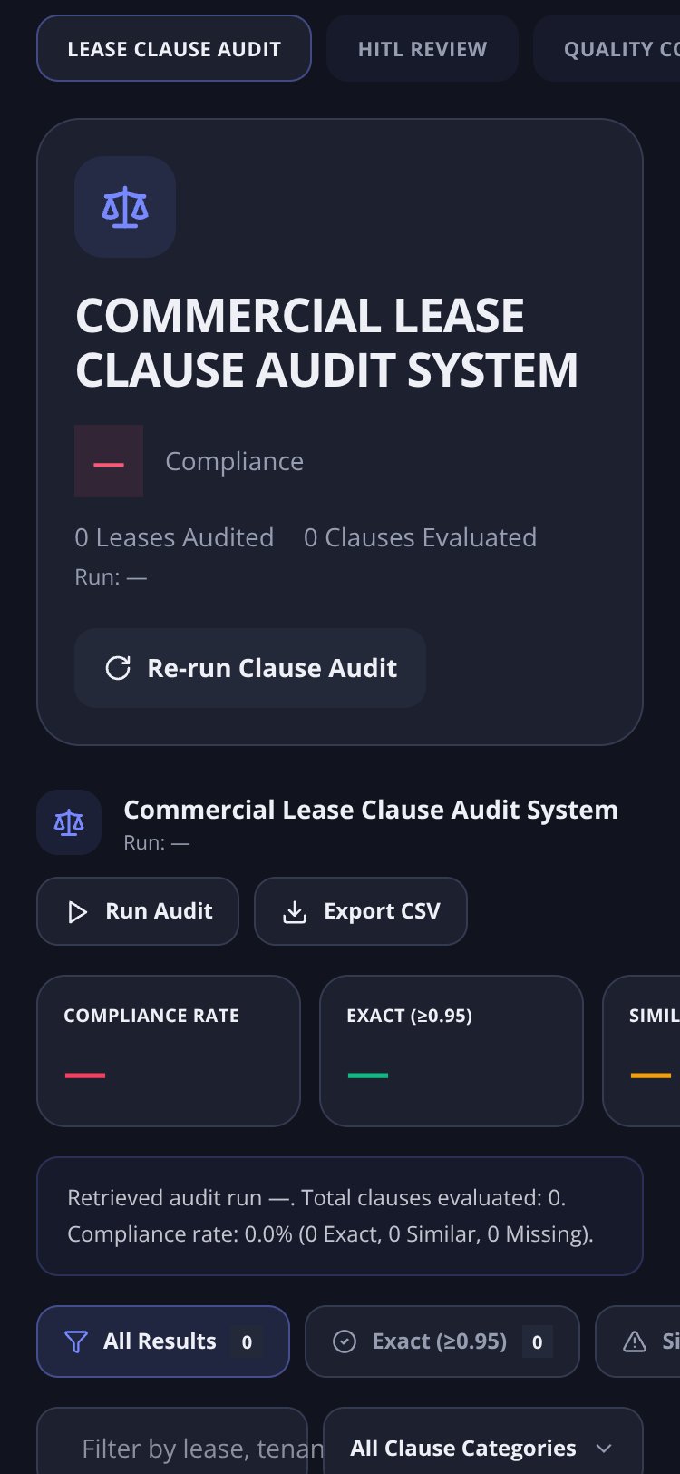 ClauseAudit screen 4