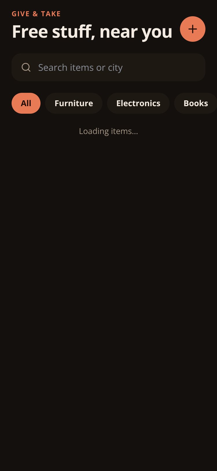 GiveAway screen 2