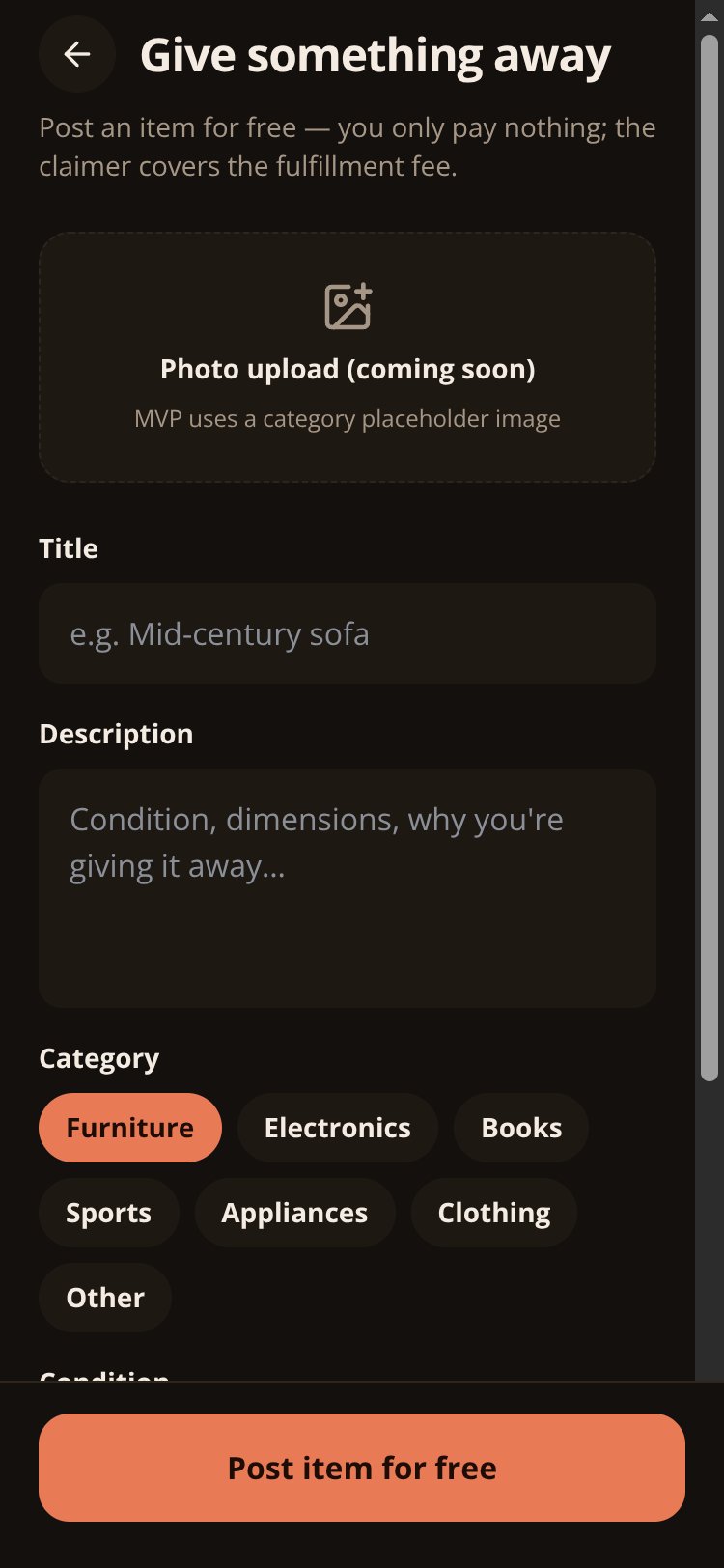 GiveAway screen 5