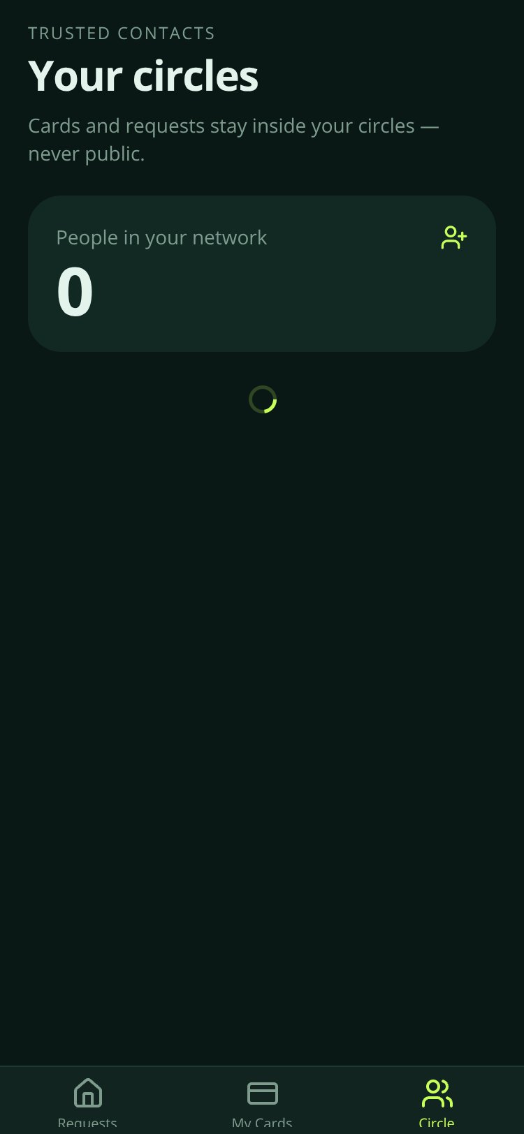 CardCircle screen 5