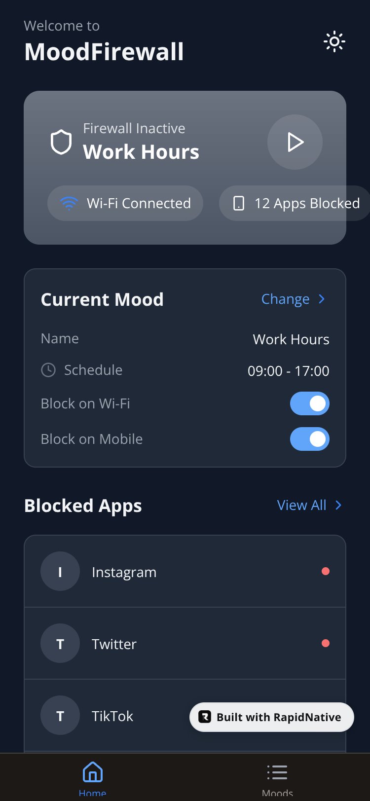MoodFirewall screen 3