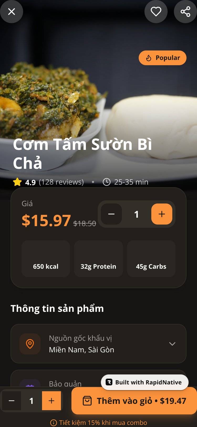 NomNom screen 2