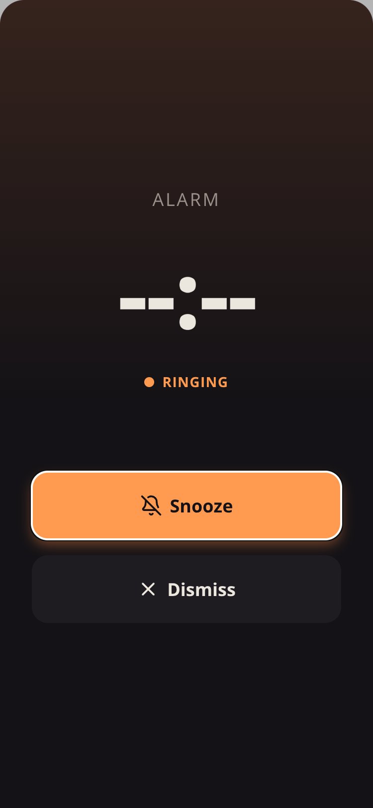 Alarm Clock screen 4