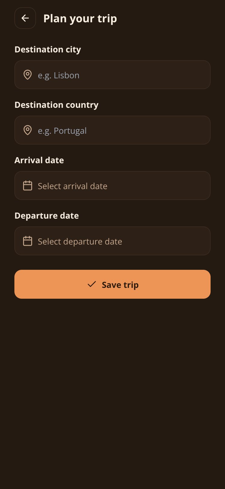 RapidNative App screen 5