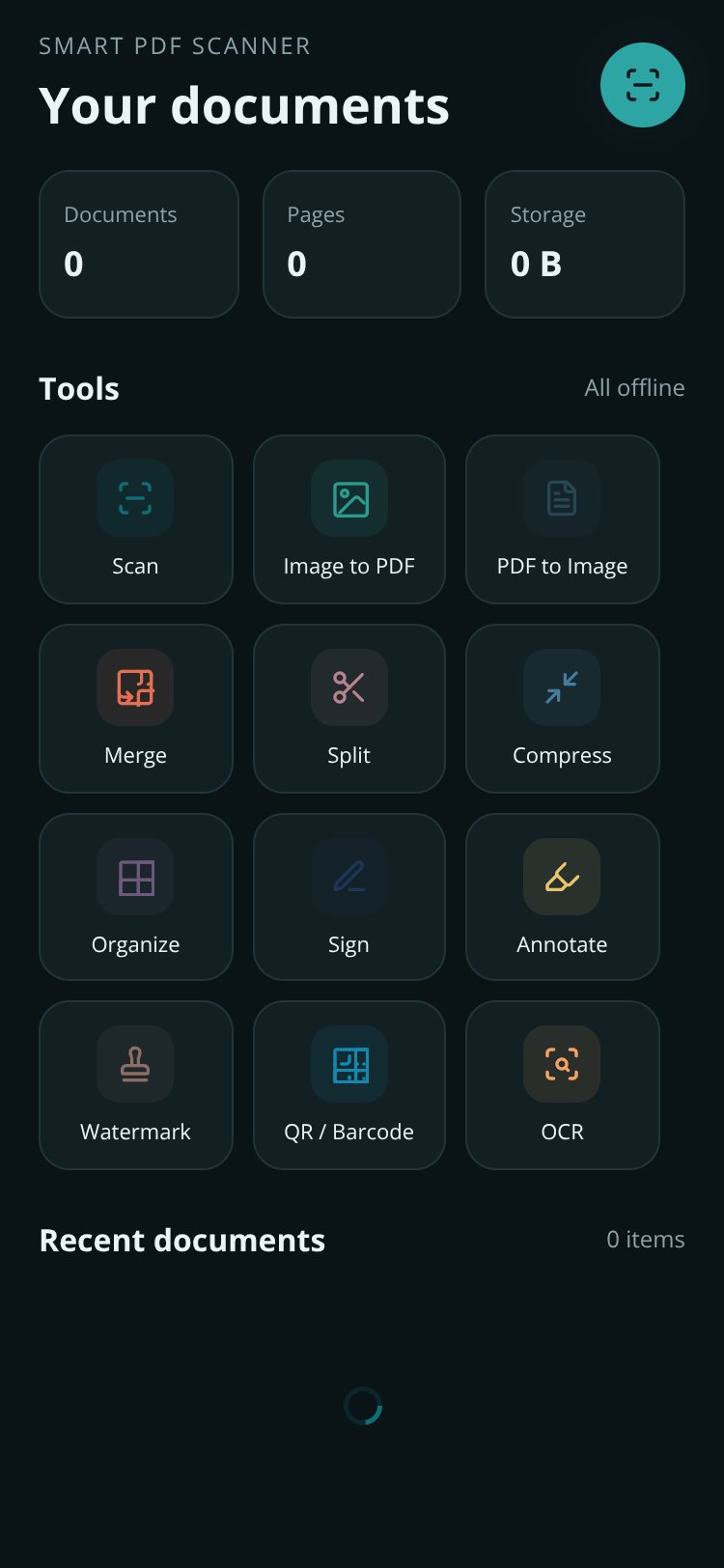 RapidNative App screen 1