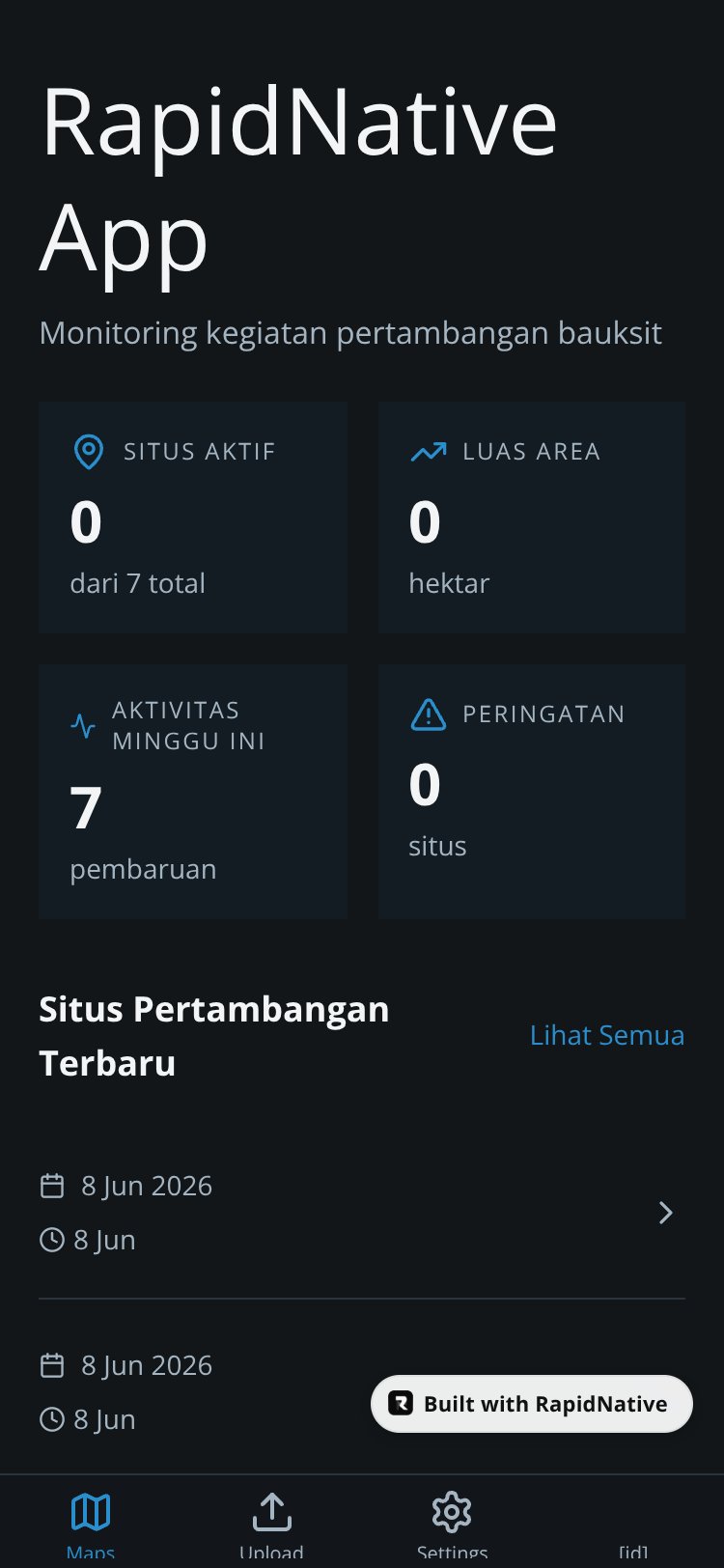 RapidNative App screen 4