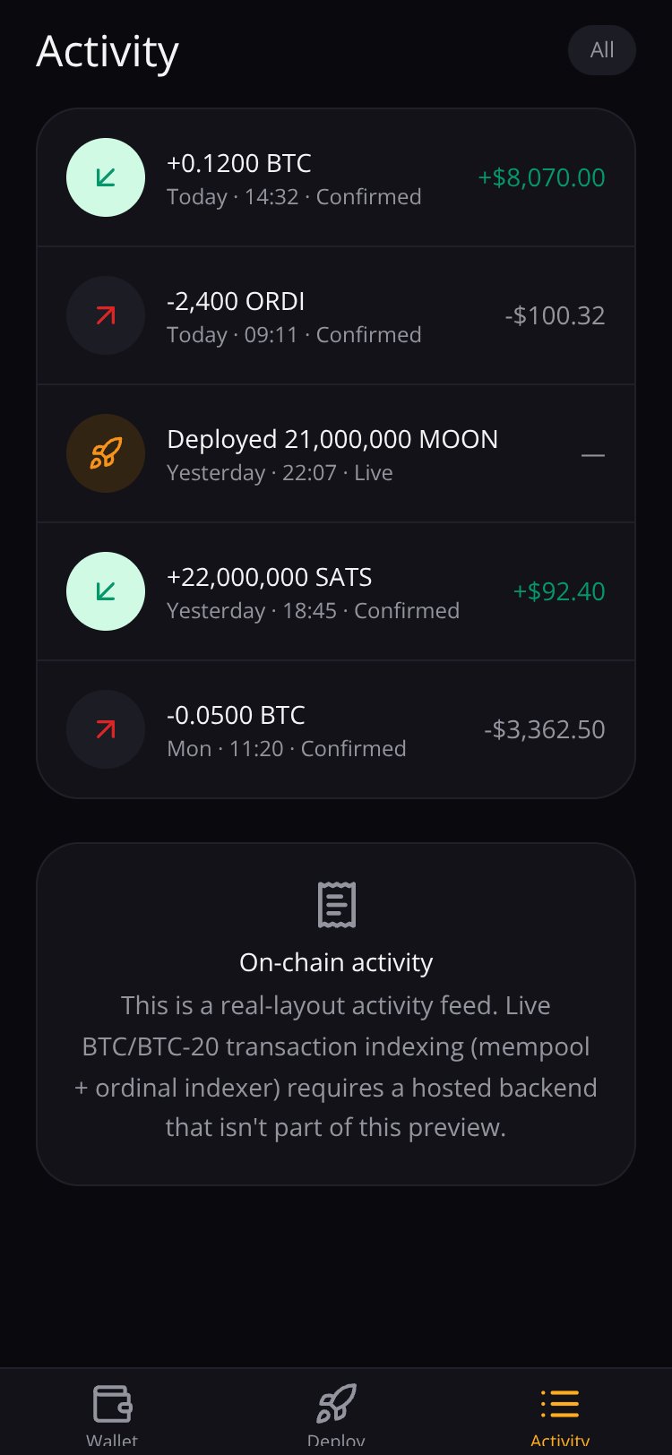 RapidNative App screen 2