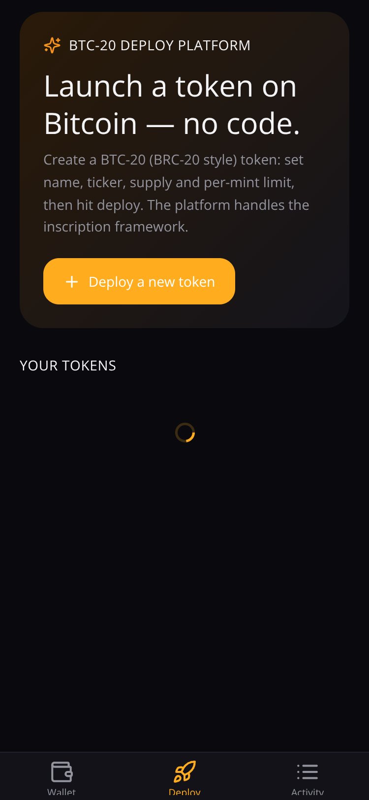 RapidNative App screen 3
