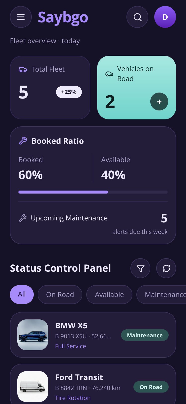 Saybgo screen 2