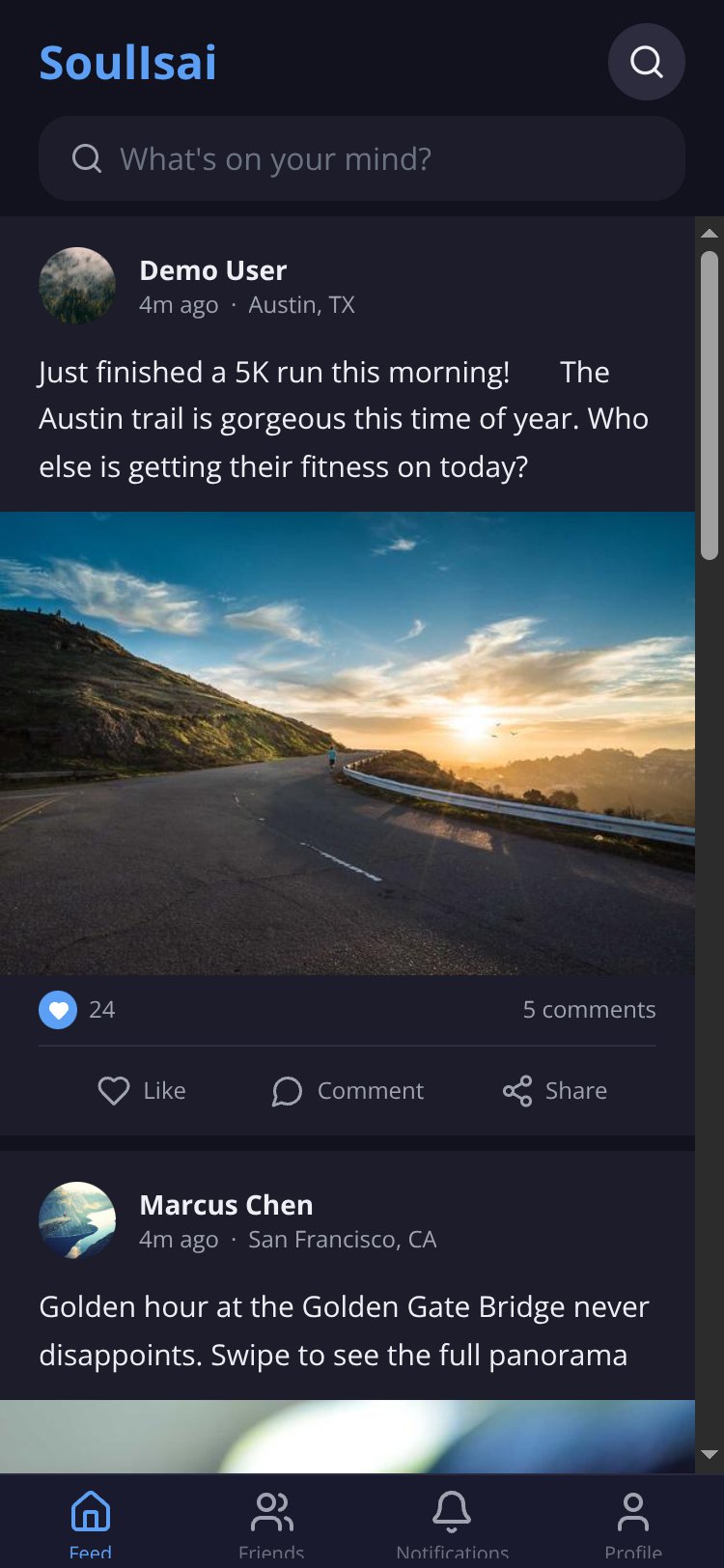 Facebook Lite screen 2