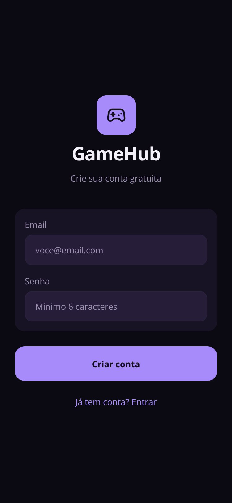 GameHub screen 2