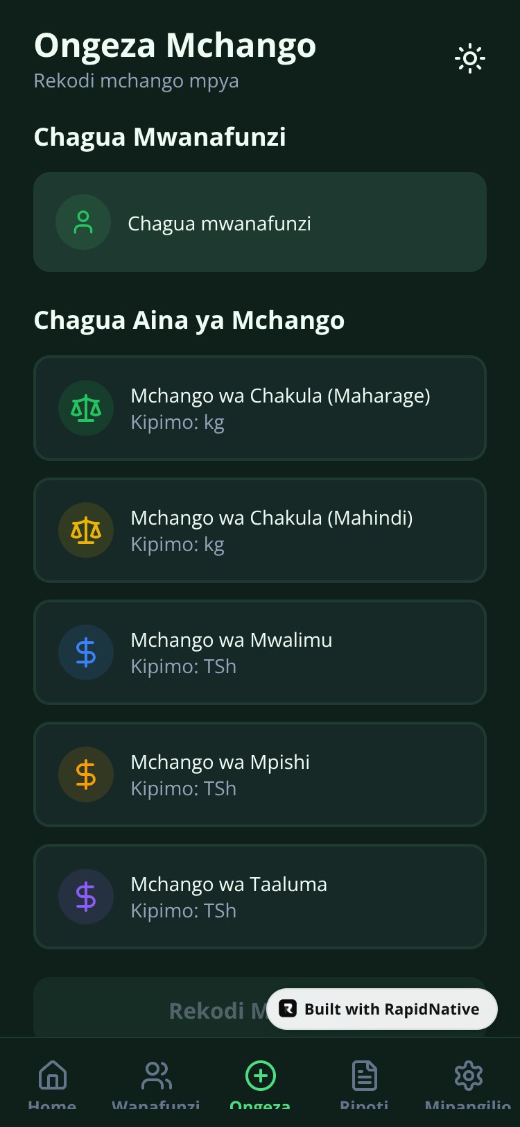 ShuleMChango screen 3