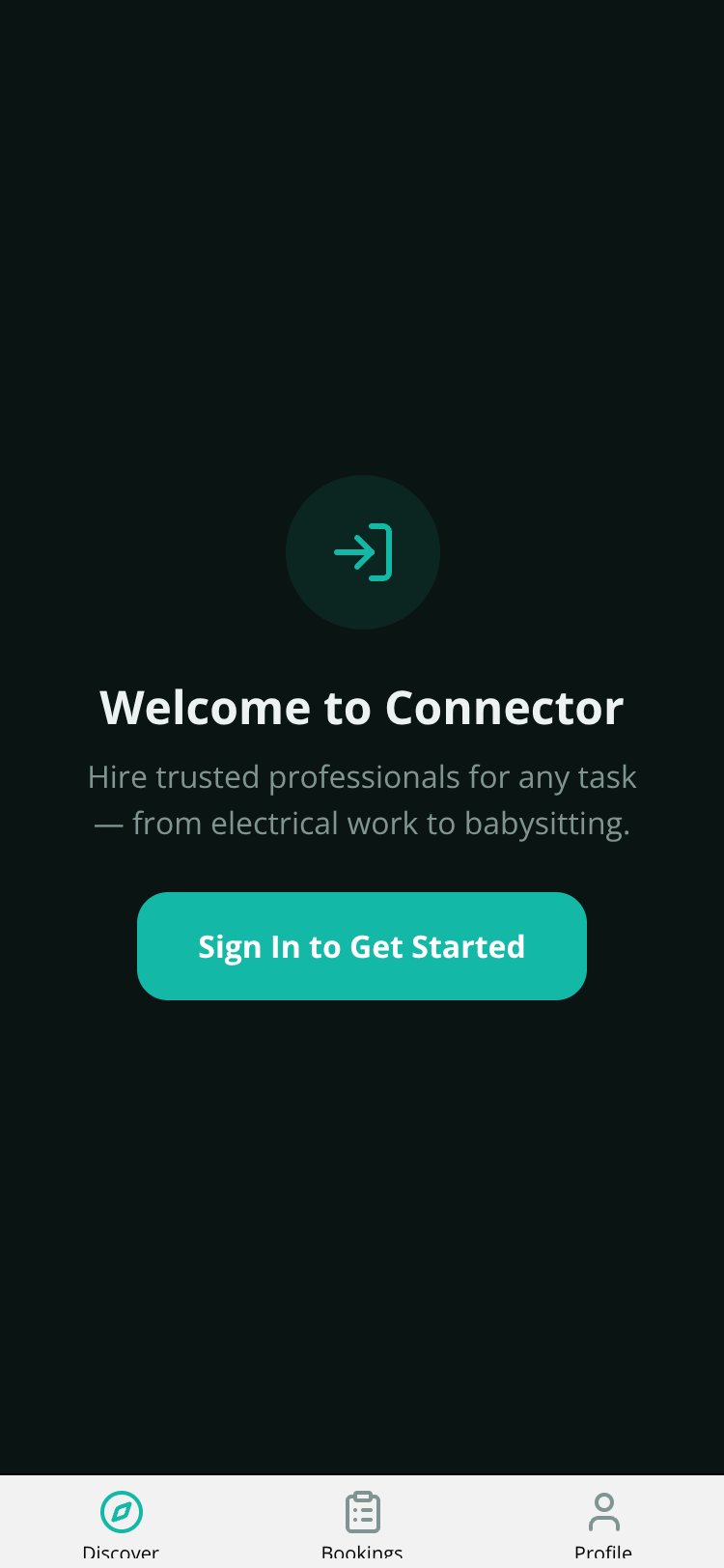 Connector screen 1