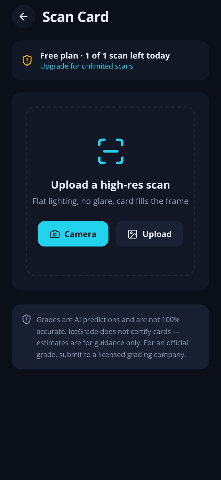 IceGrade screen 3