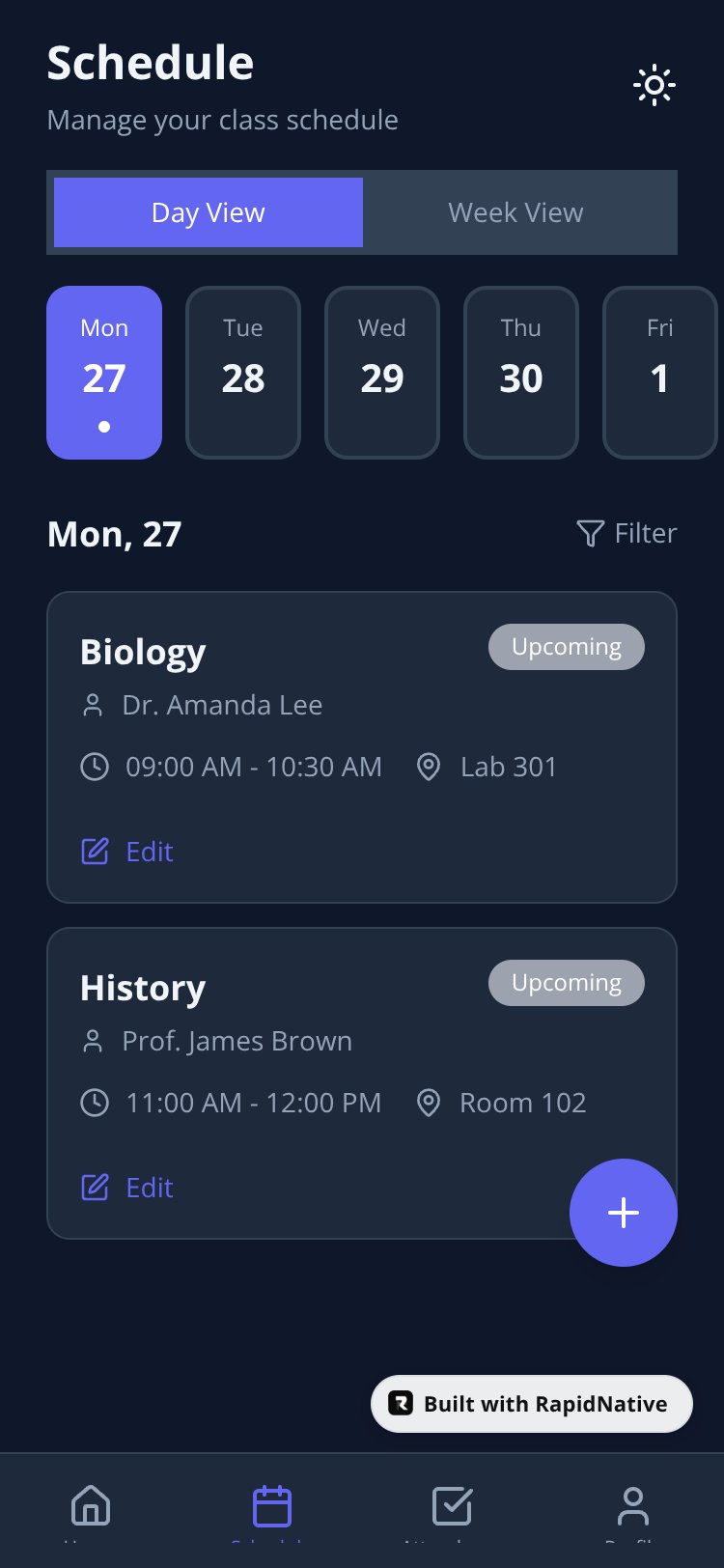 EduTrack Pro screen 3