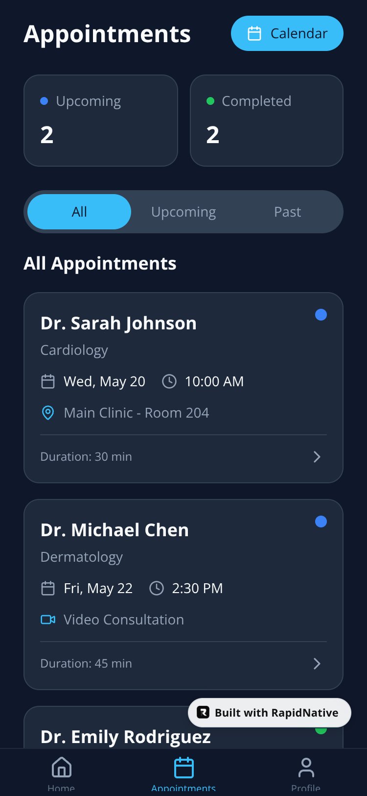 CareConnect screen 3