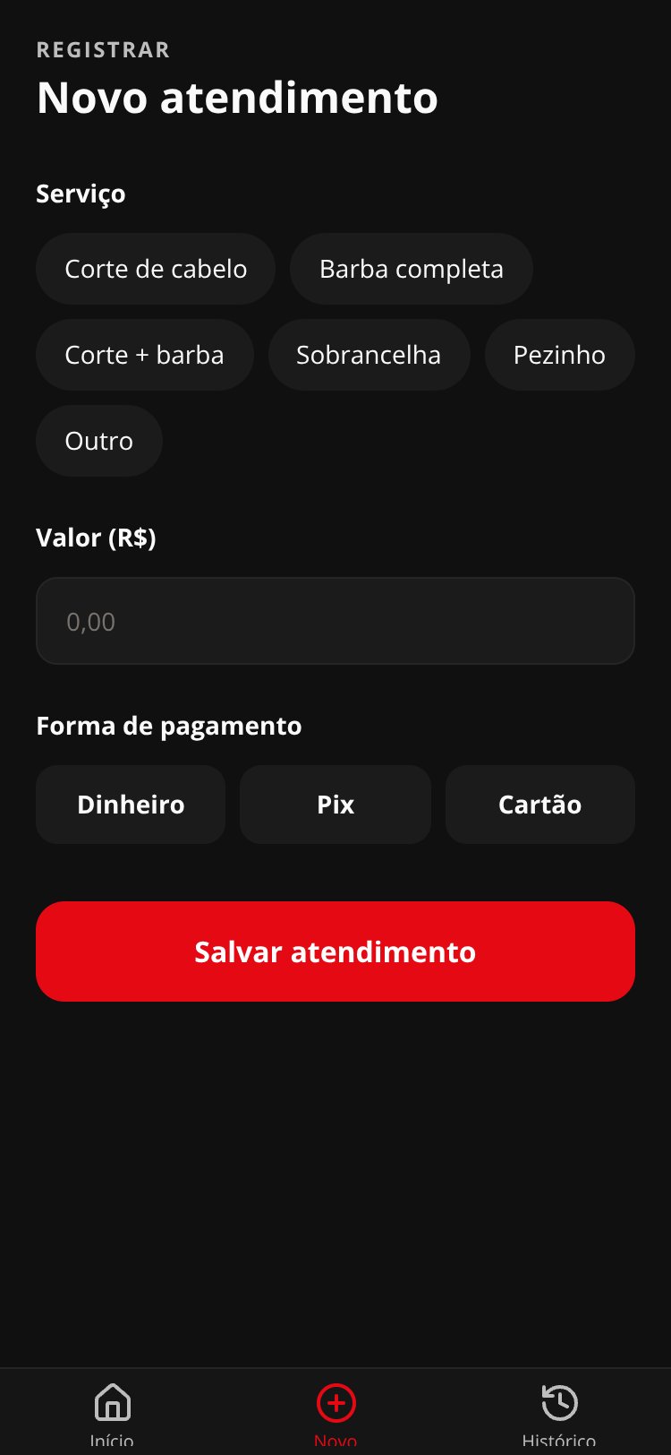 Barbeiro 60/40 screen 5