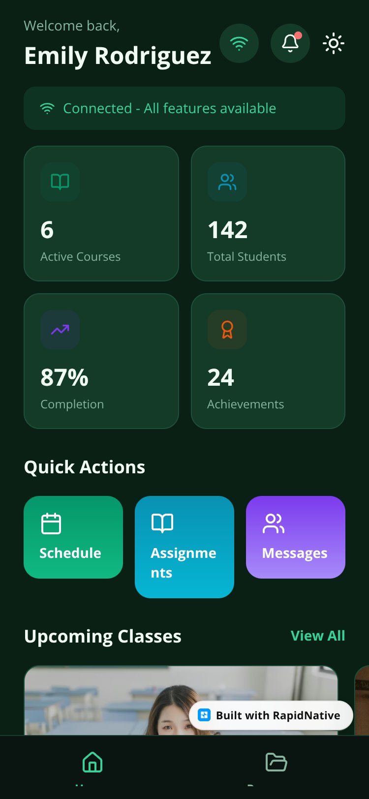 EduConnect screen 3