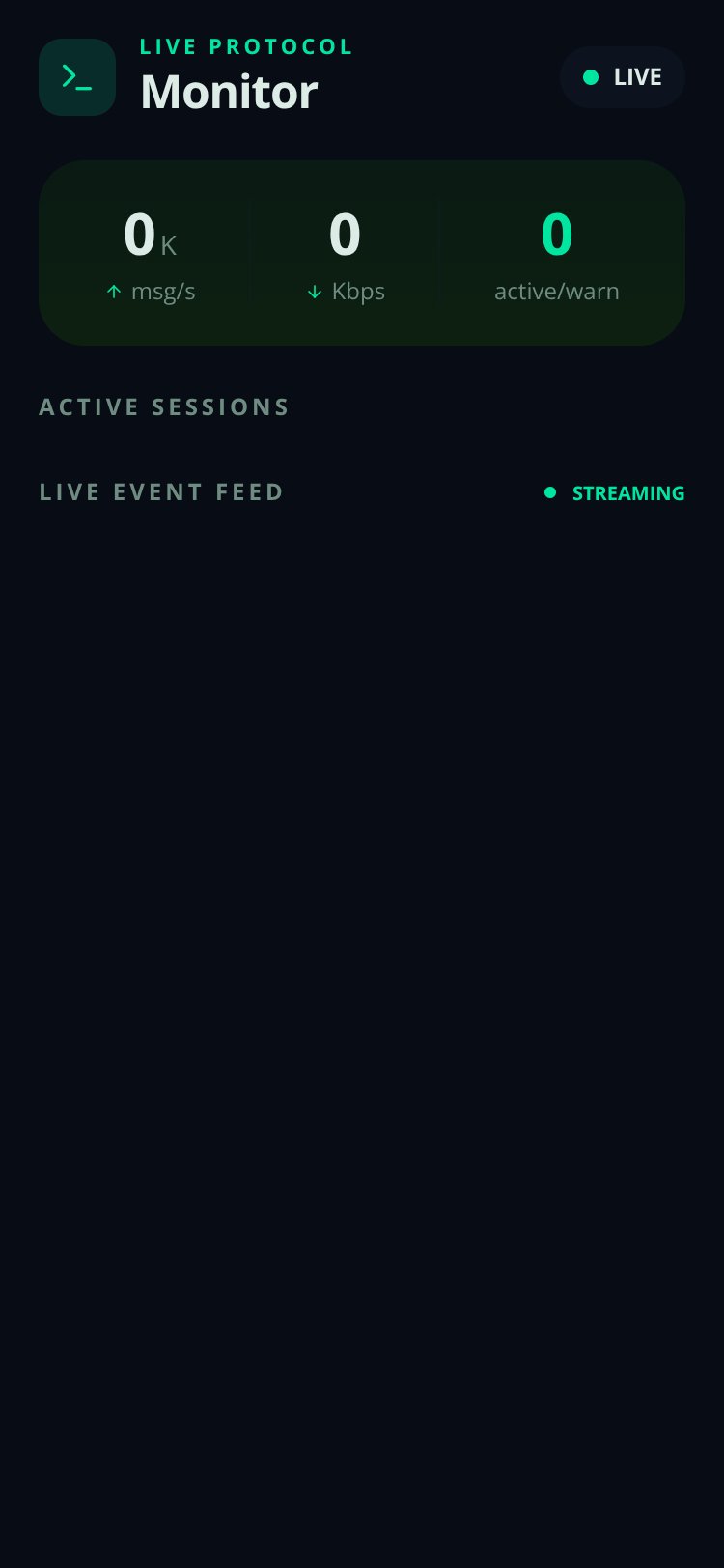 Live Protocol screen 3