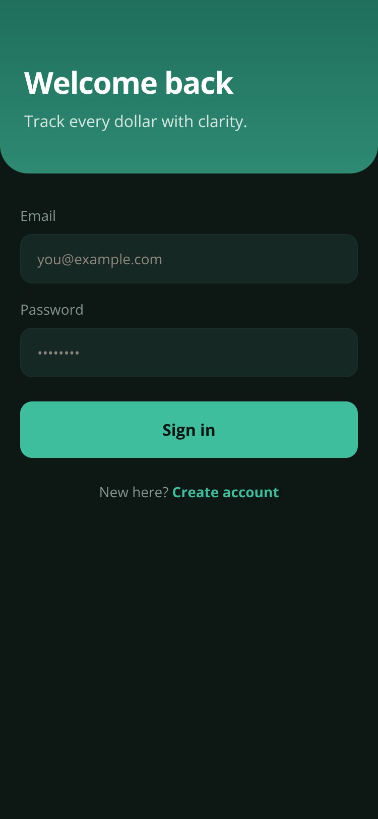 Ledger screen 1