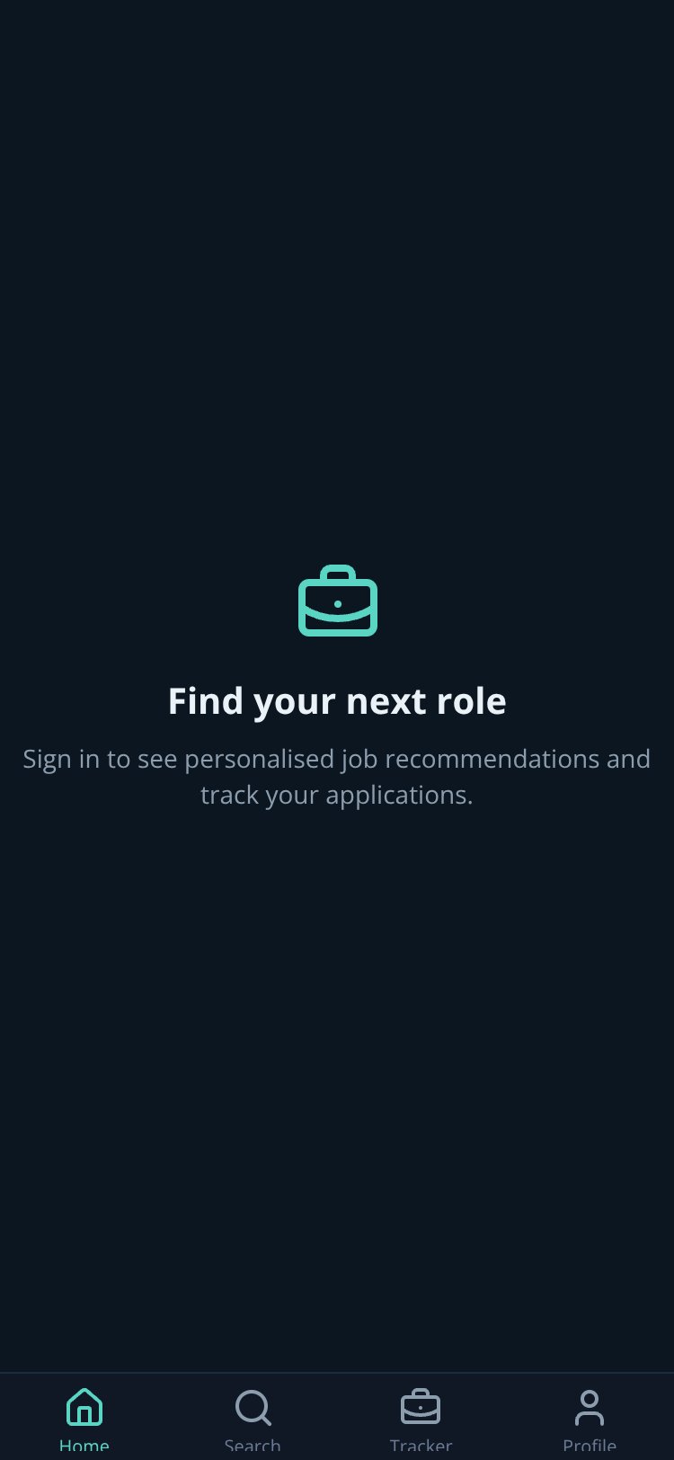 JobQuest JO screen 1