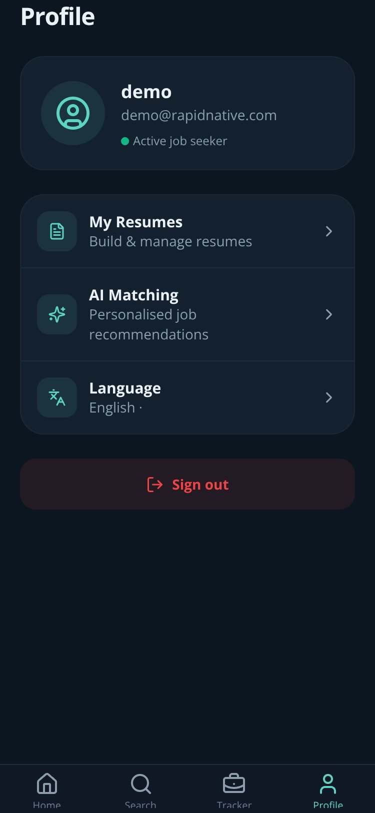 JobQuest JO screen 3