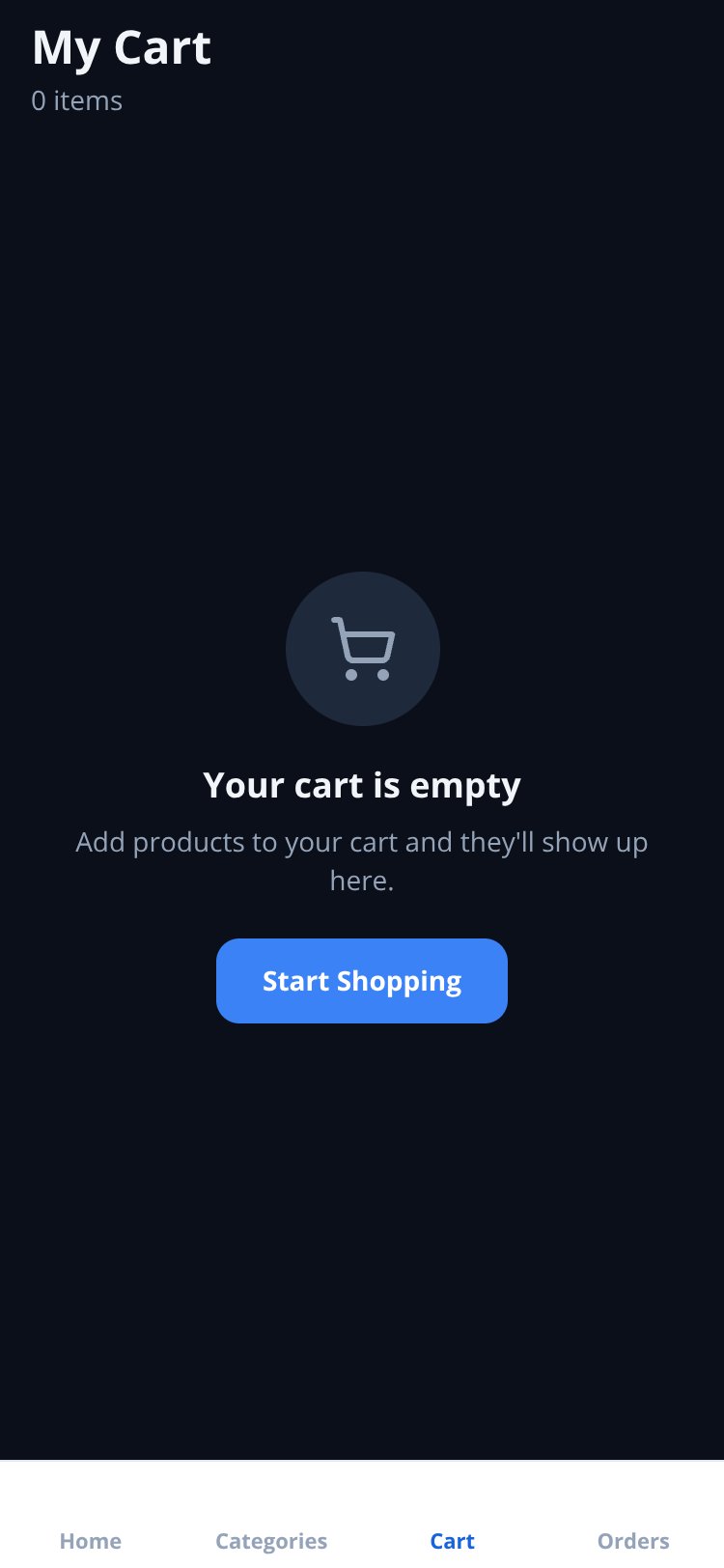 ShopKart screen 1
