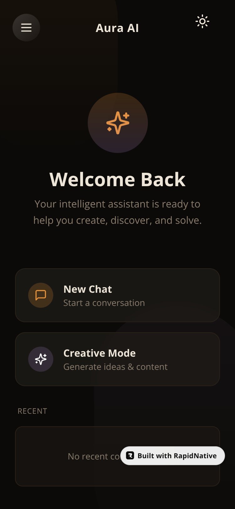 Aura AI screen 1