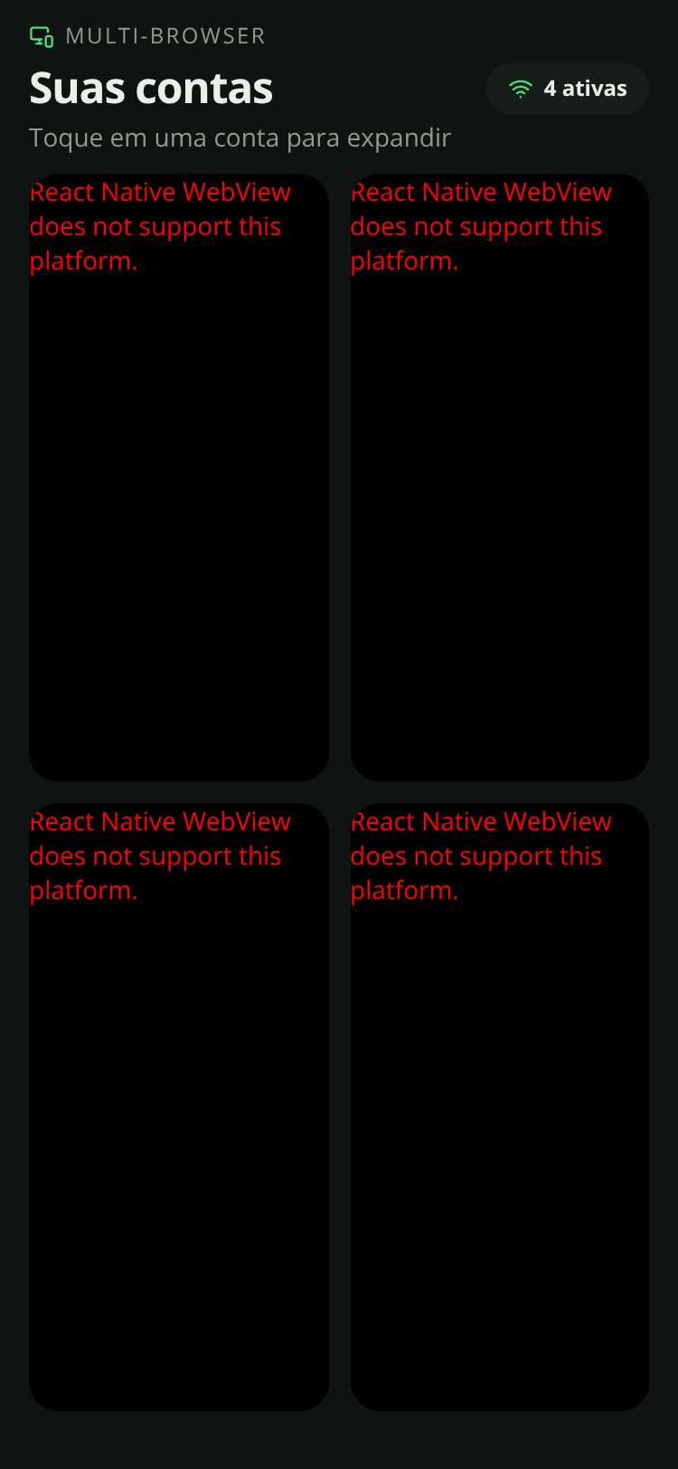 MultiContas screen 1