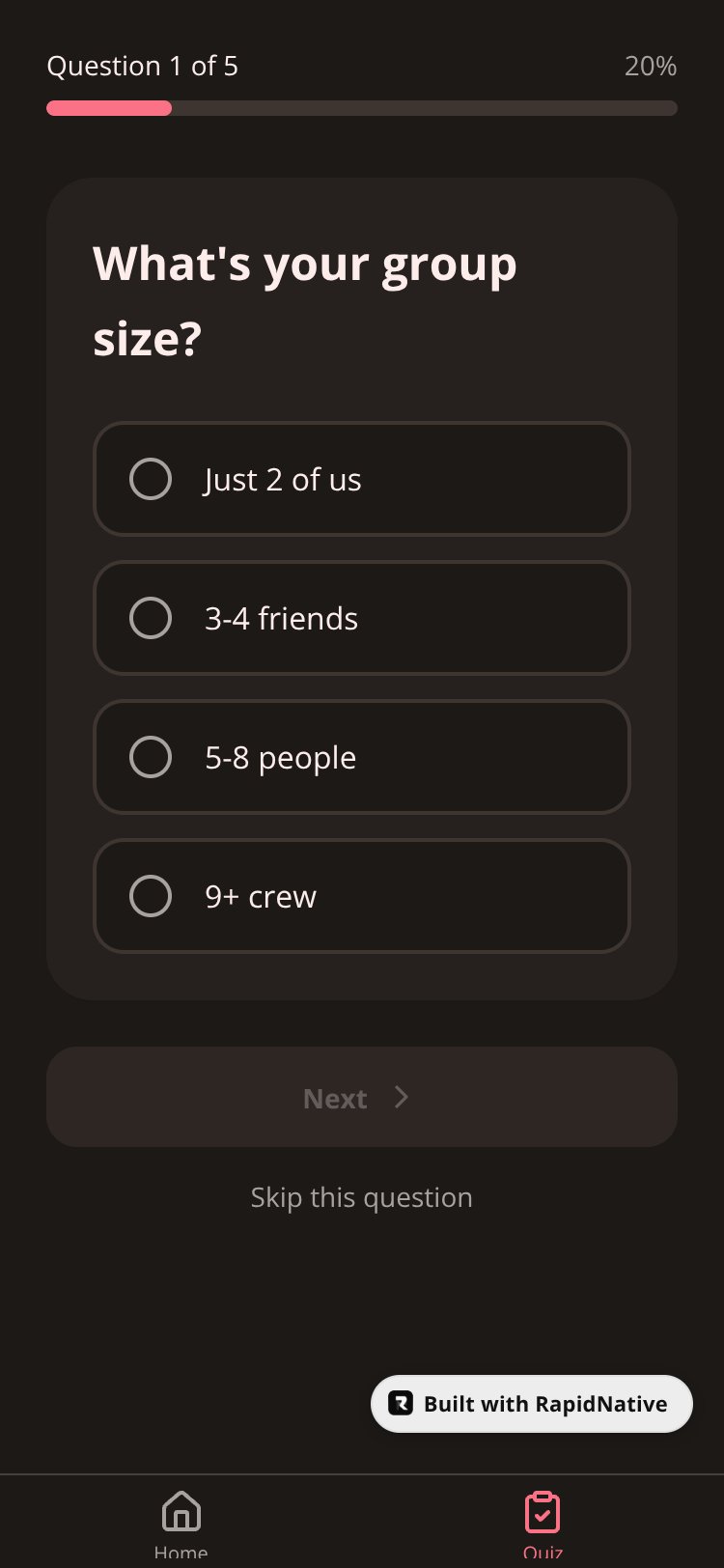 BudgetBuddy screen 2