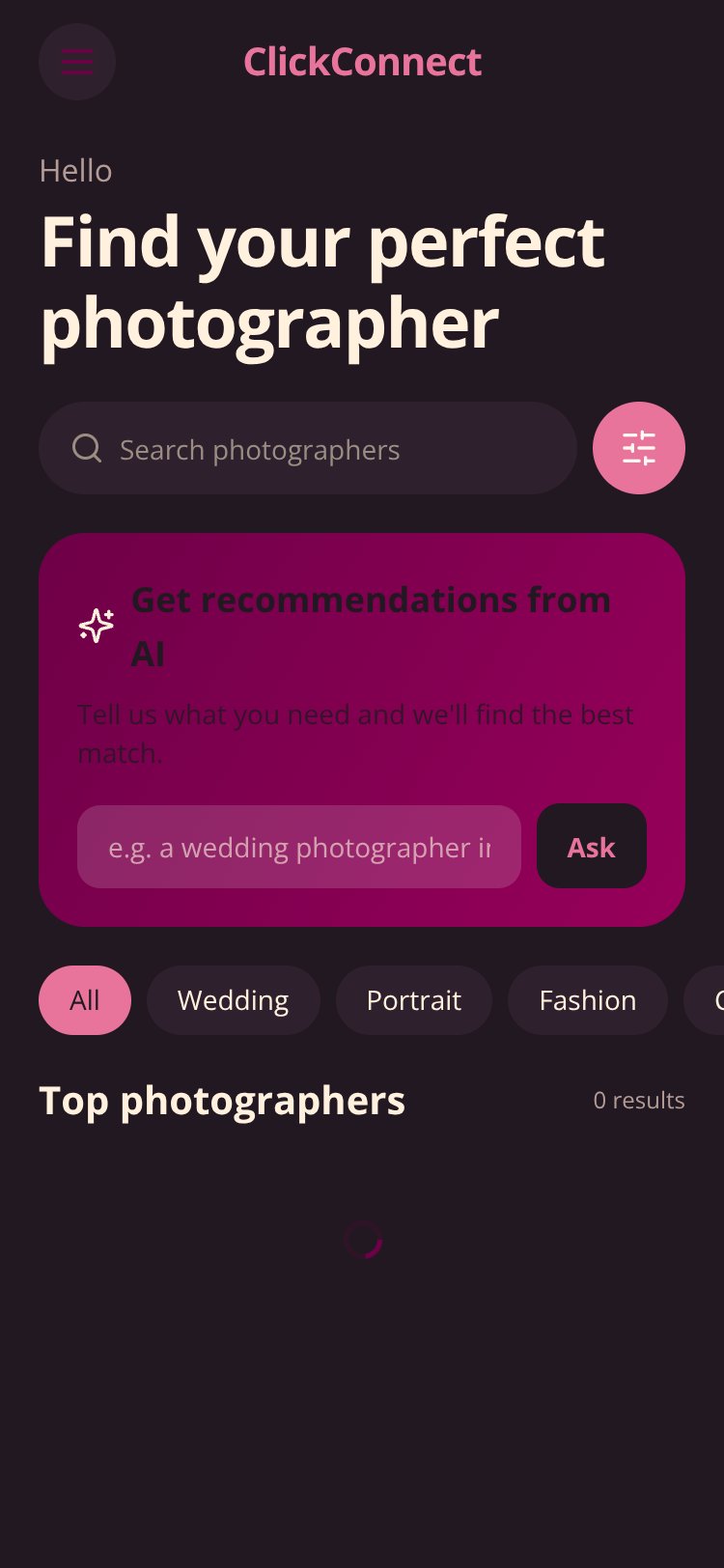 ClickConnect screen 4