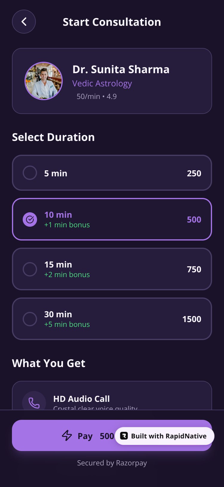 Celestial Connect screen 4
