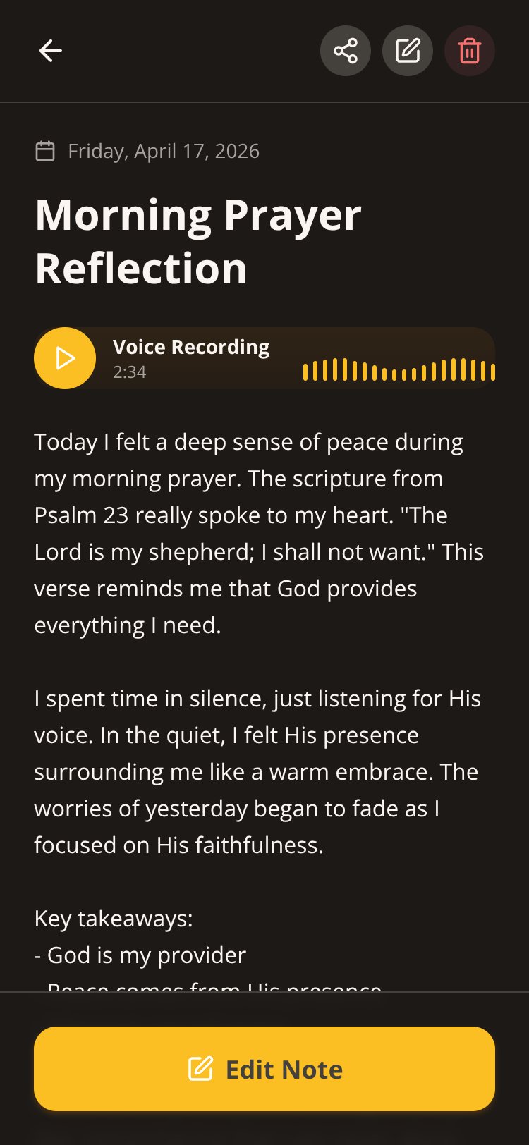 Church Devotional Notes Copy screen 2