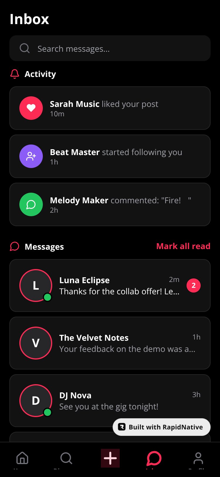 Soundscape screen 4