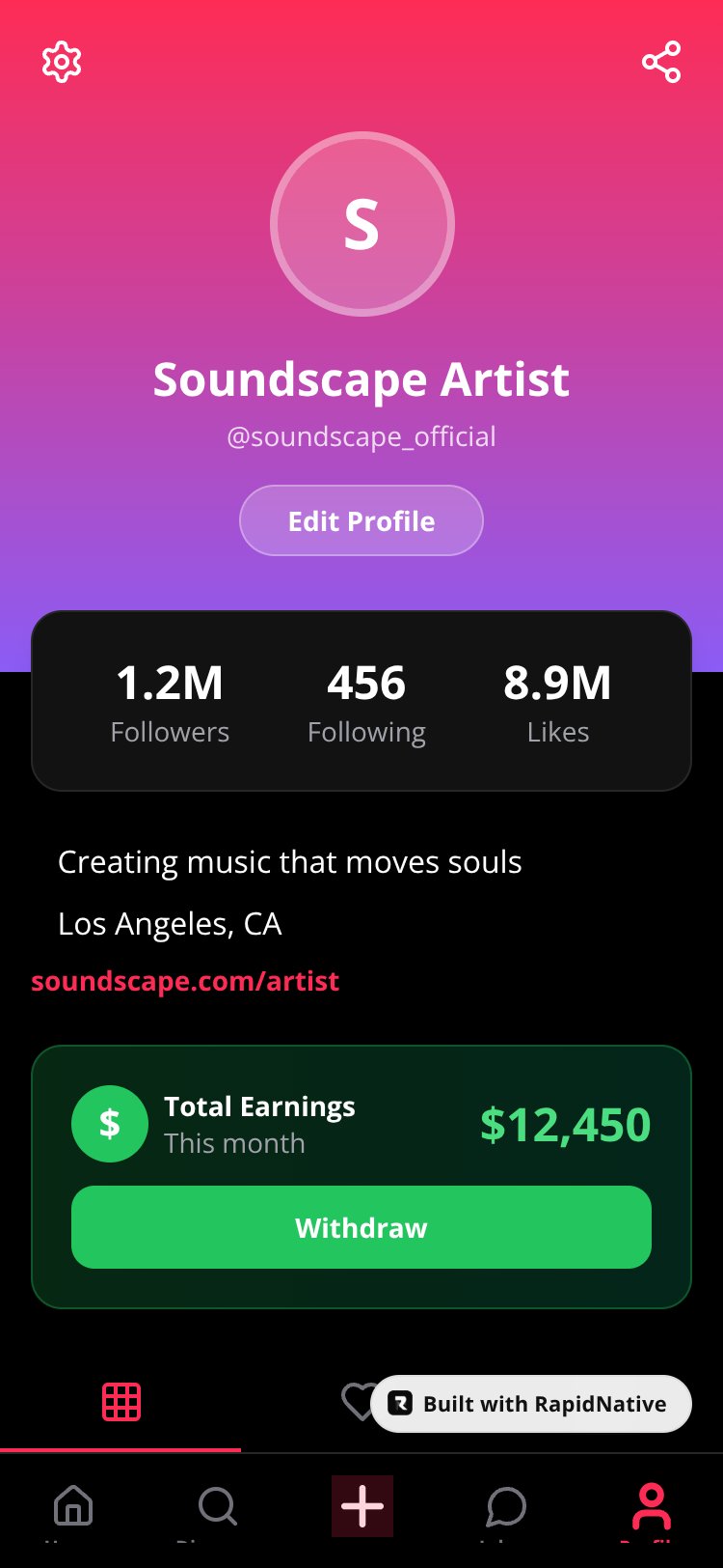 Soundscape screen 5