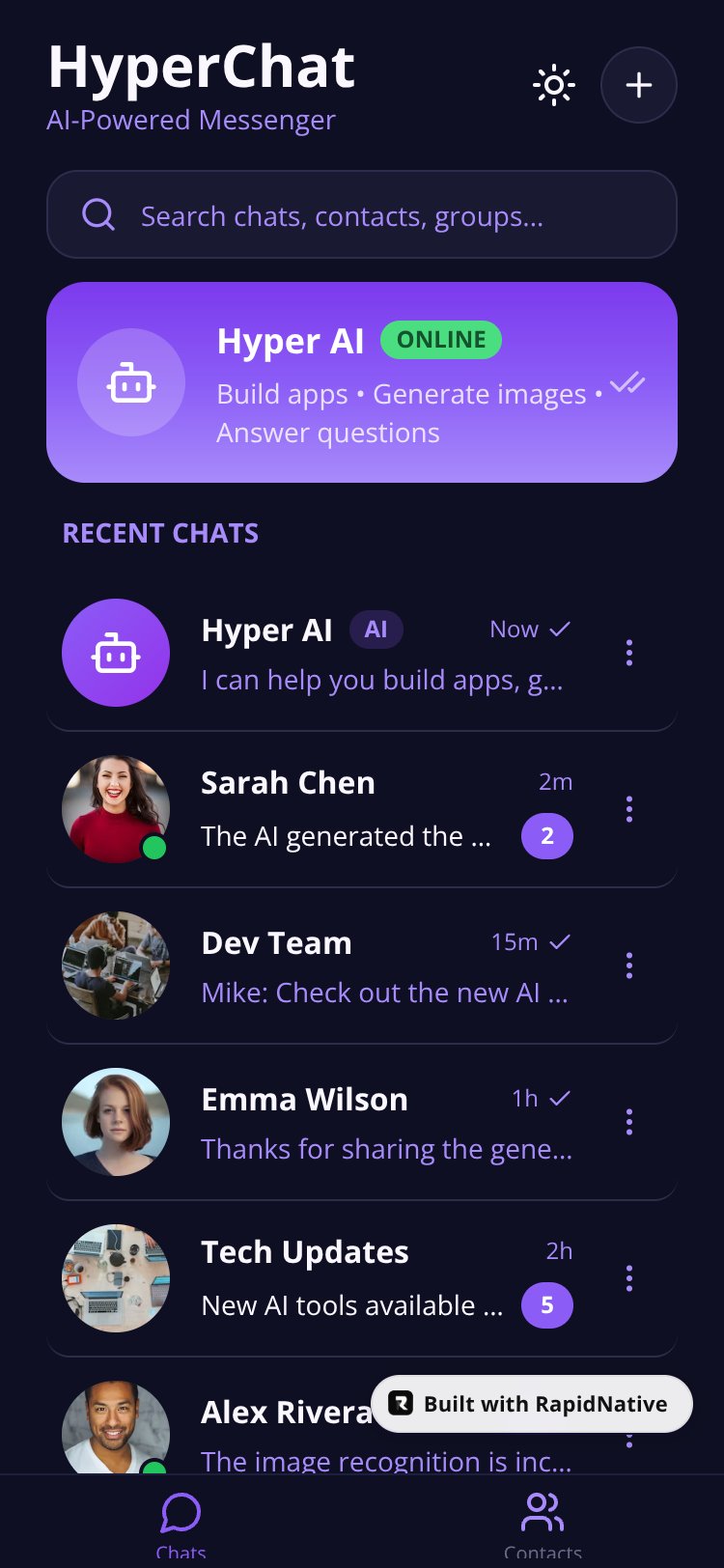 HyperChat AI screen 2