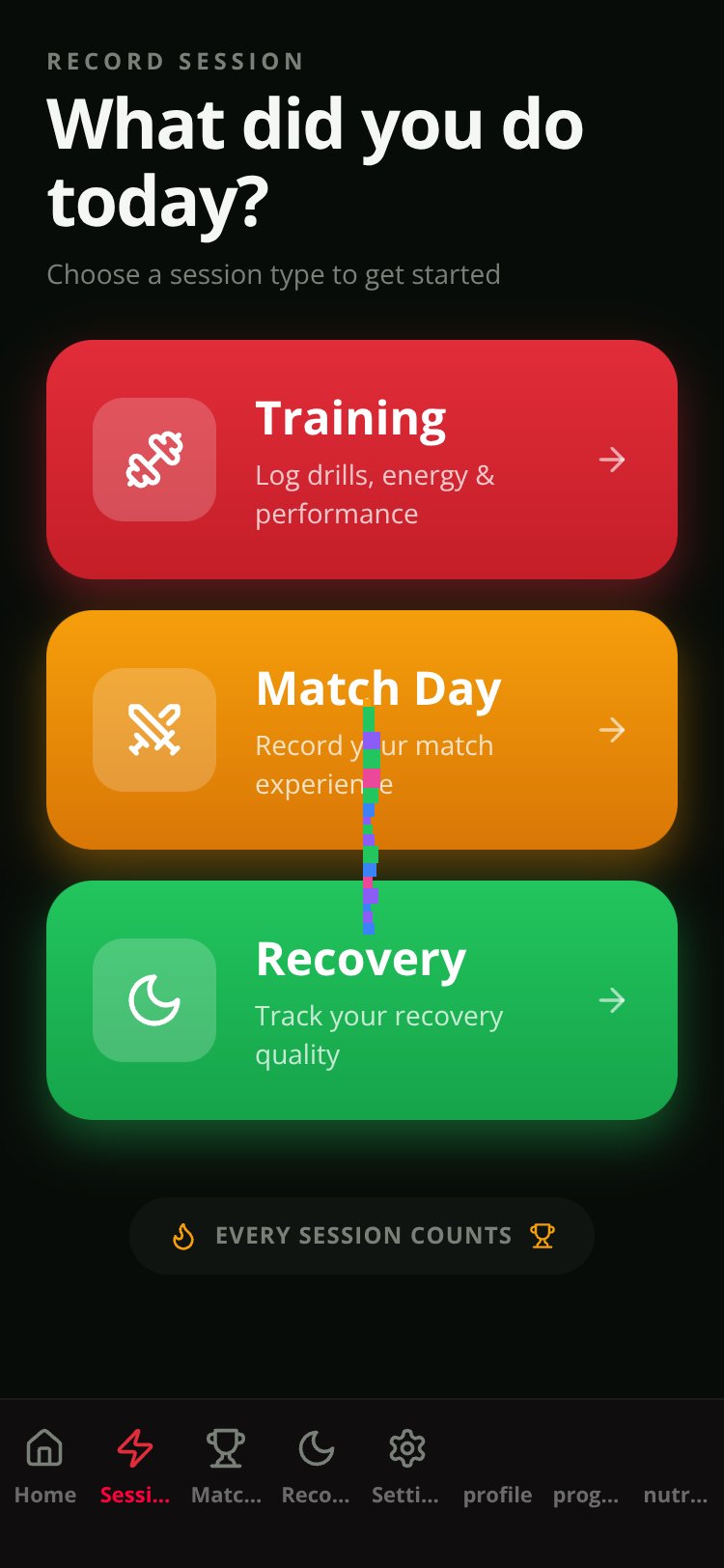 Football Tracker screen 4